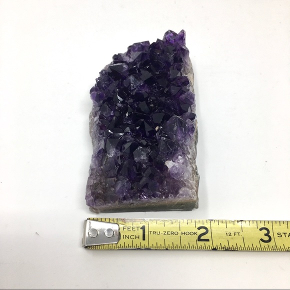 Natural Raw Amethyst Flat Back Rock Chunk Crystal - Picture 15 of 16